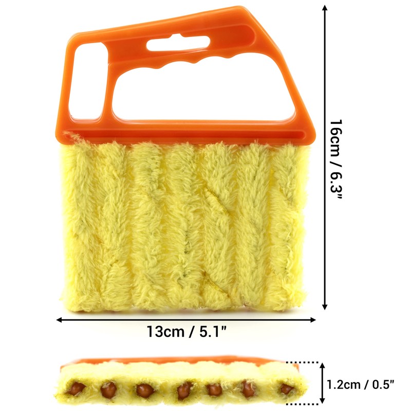 Pack of 2, Blind Cleaner 7 Finger Dusting Cleaner Tool