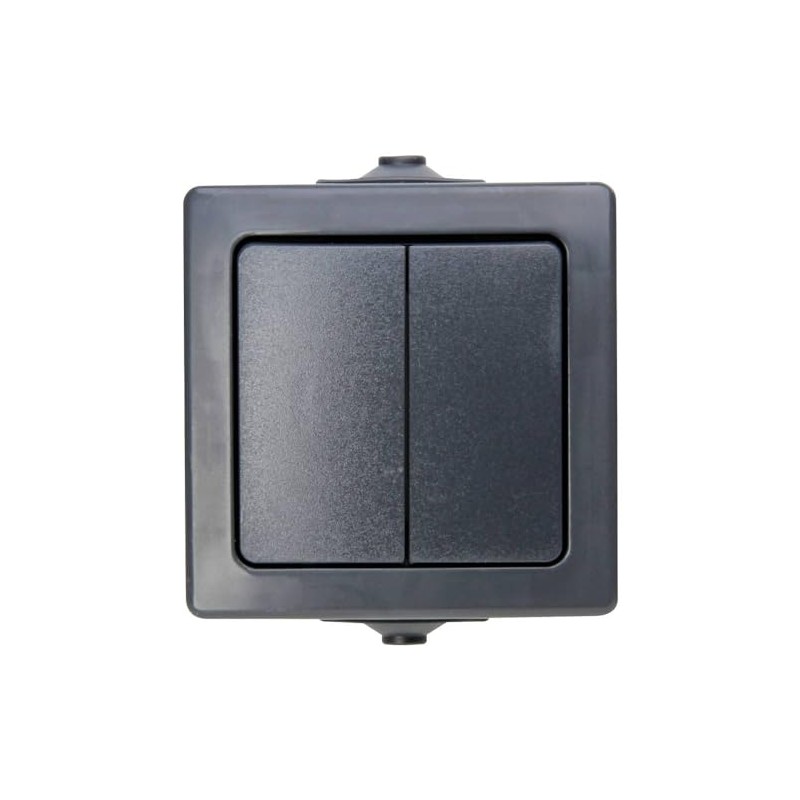 Kopp Nautic 565515009 Surface-Mounted Series Switch for Wet Rooms, 250
