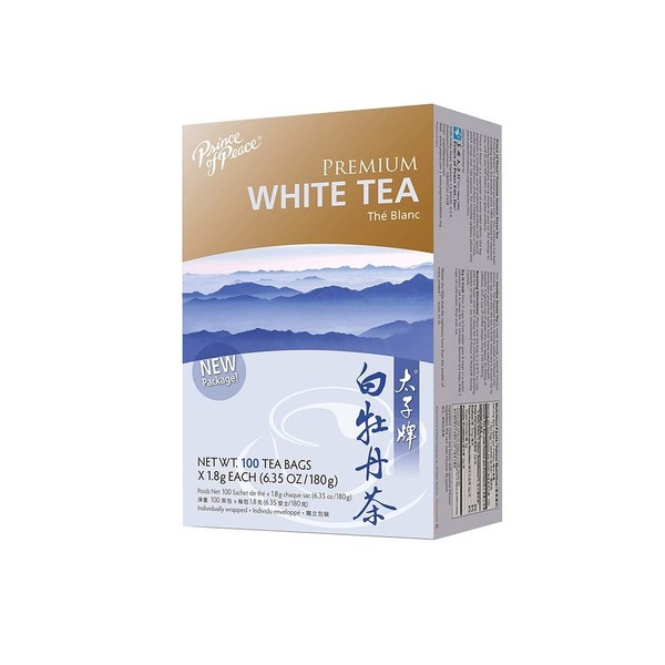 Prince Of Peace White Peony Tea, 100 BAG (Pack of 8)