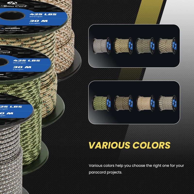 Abma Cord Vietnam Veteran Paracord 425 lbs 3 mm 100%