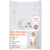 Anti-Roll Wedge Baby Changing Mat - Extra Thick & Durable,