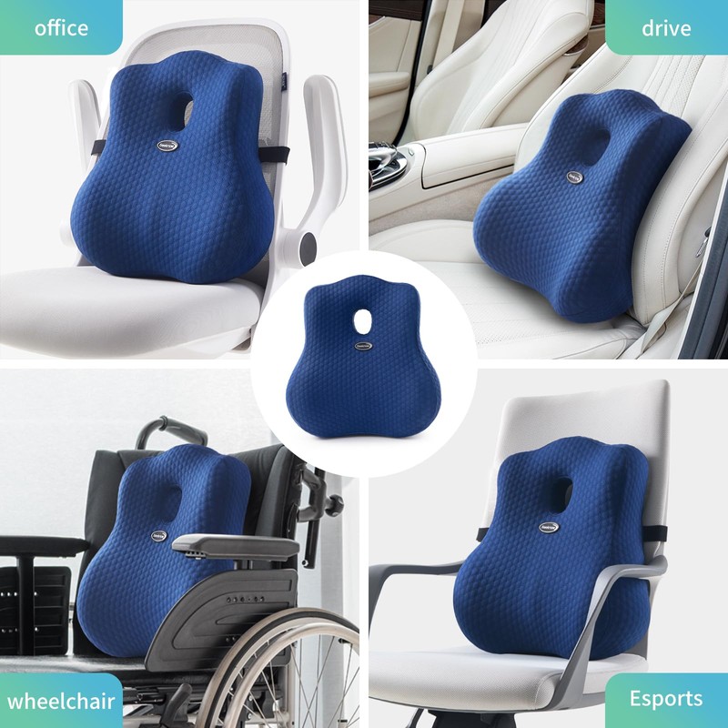 seeknow Lumbar Support for Chair Back Support for Couch Lumbar