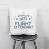 Mugffins Cushion with Filling with Saying for Flight Companion –