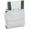 SK11 Leather Gusseted Nail Bag SMK-320 White