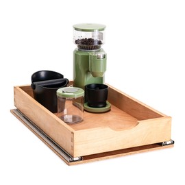 SITOO Pull Out Drawers for Kitchen Cabinets, Pull Out Cabinet Organizer, Fully Assembled Wood Cabinet Pull Out Drawer, Fast and Easy DIY Installation, 11”W x 21”D