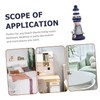 Hohopeti Small Decor Items for Shelf Lighthouse Model Statue Nautical