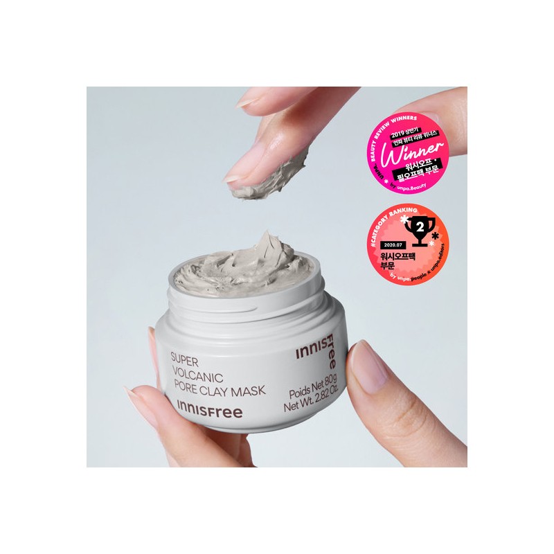 Innisfree Super Volcanic Pore Mask 80g / 이니스프리 수퍼 화산송이