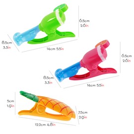 SHIDOW Pineapple Beach Towel Clips for Chairs and Margarita Cups Chair Clips, Cocktail Beach Chair Holders for Towels in Pool, Cruise Ship, Boat (8 Pack Set, Margarita Cups, Pineapple)