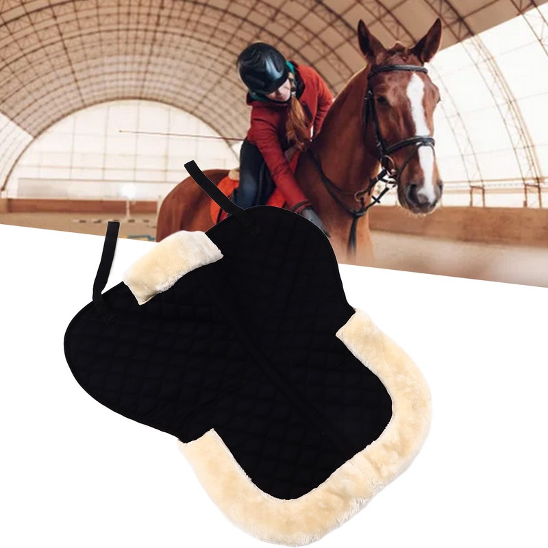 Saddle Pad Cotton Shock Absorption Thickened Keep Balance English Saddle