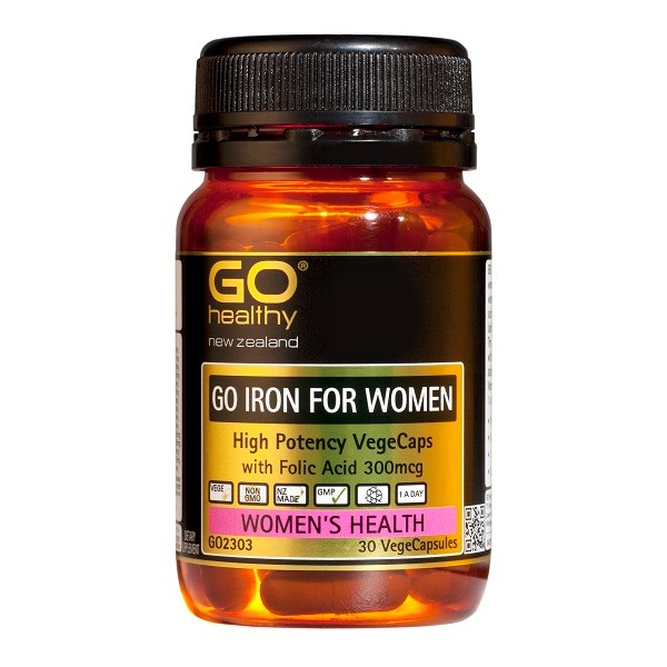 GO Healthy GO Iron for Women Capsules 30