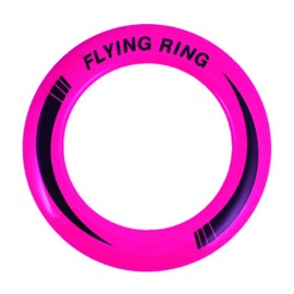 12x flying neon Frisbees and rings, 25 cm