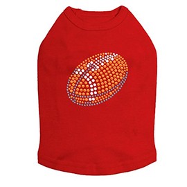 Football (Orange #2) - Dog Shirt, XXS Red