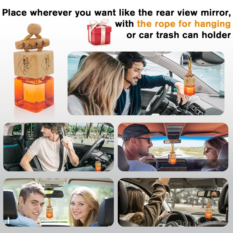 IKEDA Car Air Freshener, Car Fresheners for Men & Women,