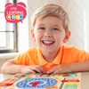 CRAZE My Learning Clock Dino - Wooden Learning Clock for