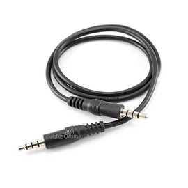 CablesOnline 2ft 3.5mm (1/8in) Stereo 4-Pole TRRS Male to Male Cable (AV-1402)