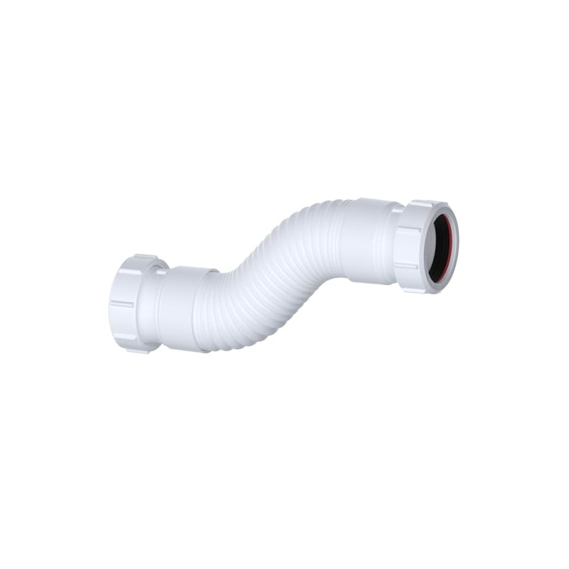 Universal Flexible Waste Pipe Connector - 1.1/2 Inch (40mm), Perfect