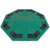 Folding Poker Table Top – 48-Inch Solid Wood Topper –