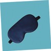 Baluue Large Navy Blue Natural Silk Eye Mask for Sleep