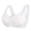 Numgug Daisy Bras for Older Women, Front Snap Closure Bras,with