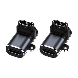 VOANZO 2 STÜCKE Type-C Ladeadapter Uhrenladeadapter Kompatibel mit Garmin fenix7 7X 5S 6 6X 6S PRO