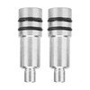 2pcs Fuel Injector Sleeves with Seals Replacement for Astra H/Corsa
