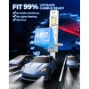 Marsauto H1 Fog Light Bulb, 600% Brightness H1 Fog Lights,