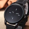 Alinker Unisex Silicone Band Analog Quartz Casual Watches Easy to