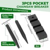 3PCS Pocket Chainsaw Breaker Chain Saw Repairing Mending Tool Set