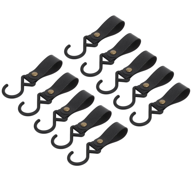 15Pcs Leather S Hooks High Strength Multifunctional Portable S Hangers