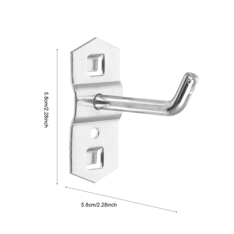 PartyKindom Hardware Hook 12 Pcs Heavy Duty Hole Hooks for