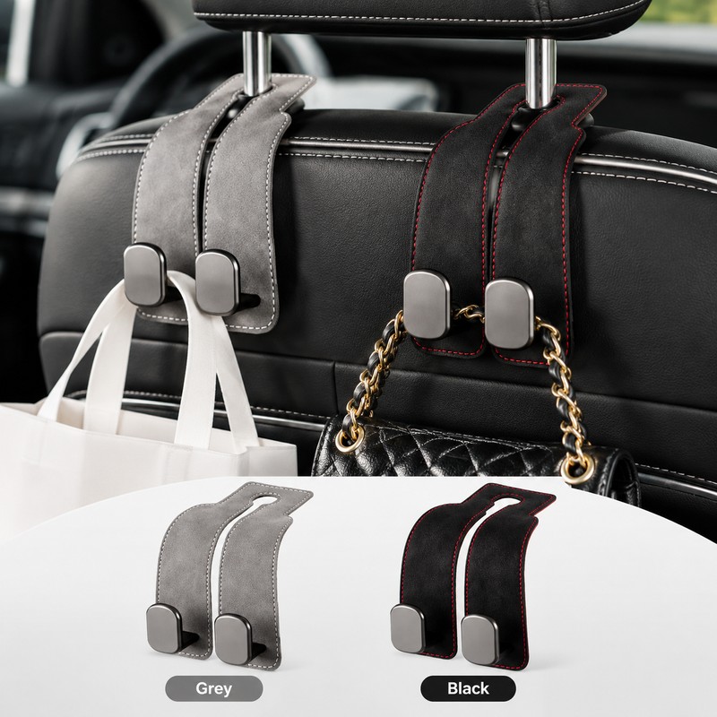 Car Headrest Hook for Organizing Bags – Space-Saving Seat Back