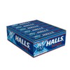 Halls Caramelo macizo sabor Boost caja con 12 paquetes de