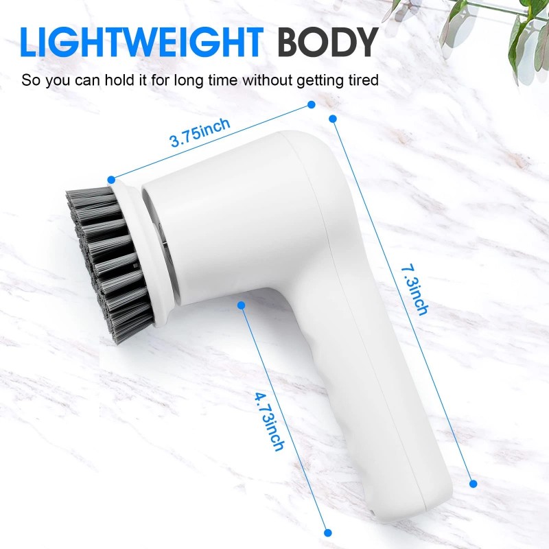 WWOAA Electric Spin Scrubber, Power Cleaning Brush Shower Scrubber with