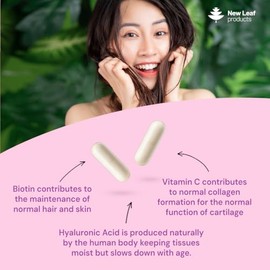 Hyaluronic Acid Capsules - Skin, Hair & Joint, 120 Capsules, 2 Month Supply