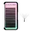 VAVALASH W-shaped Eyelash Extension 6D Premade Fans 0.07 L Curl