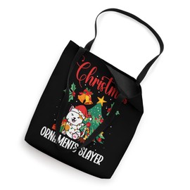 Cat Christmas Ornaments Slayer Tote Bag
