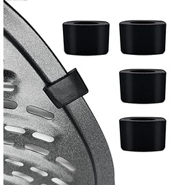 Puntas de goma para freidora de aire PowerXL de 7 cuartos de galón, 4 pestañas de goma de freidora de aire premium, parachoques de goma, patas de goma, pestañas de silicona para freidora de aire, placa de parrilla