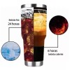 Meru Termo Vaso De Acero Inoxidable Frío Caliente 30 Oz