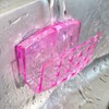 Suction Cup Multi-Purpose Scrubber and Soap Holder Holder - Blue 4ea
