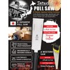 HIBINO Japanese Pull Saw 7” Ryoba Hand Saw | Quick-Cut