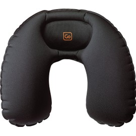 Go Travel Compact Snoozer Inflatable Travel Pillow - Black - Ref 776.101