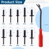 Glarks 92 Piece Rivet Gun, Fixing Tool and 6 Sizes