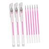 NUOBESTY 2 Sets Professional Tattoo Eyebrow Pen Mapping Tool Long