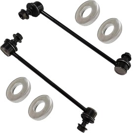 HHCM 2pc Front Sway Bar Link Kit K80249, Suspension Stabilizer Bar End Links for Toyota Sienna 2004 2005 2006 2007 2008 2009 2010, Sway Bar End Links