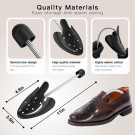 Shoe Trees for Men Women, Adjustable Shoe Trees for Sneakers, Prevent Creases and Maintain Shapel (L(for US Size 7-11))