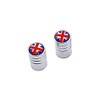Aluminium Valve Inner Tube Caps for BROMPTON Union Jack (PAIR)