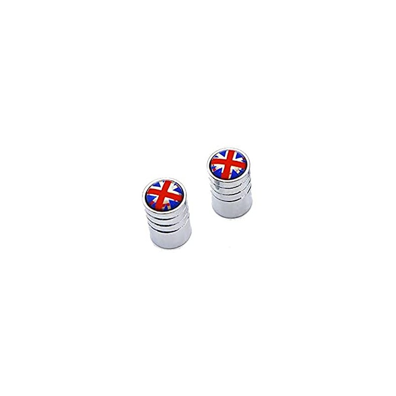 Aluminium Valve Inner Tube Caps for BROMPTON Union Jack (PAIR)