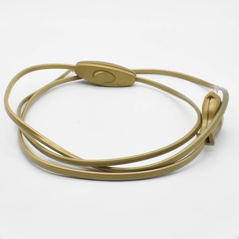 1.5 m Gold Connection Cable with Euro Plug and Cord