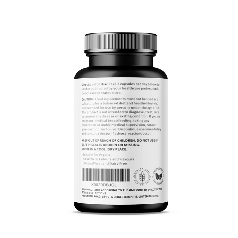 Eden Vitality Chlorophyll Capsules, 600mg Advanced Formula, Food Supplement, 60