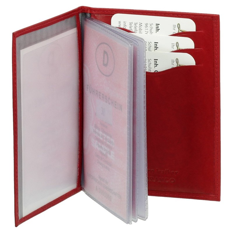 Leather ID Card Holder Credit Card Holder Car Folder Various